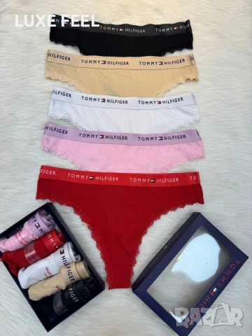 Дамски Бельо -5бр в Кутия ⚜️ Tommy Hilfiger Calvin Klein , снимка 2 - Бельо - 52542682