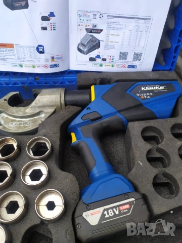 Klauke - машина ,преса за Кримпване на кабели до 400 мм2