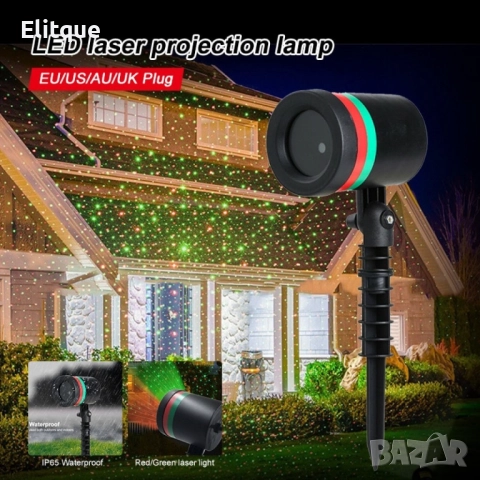 Лазерен прожектор Проектор за Коледна украса , снимка 14 - Други стоки за дома - 52889129