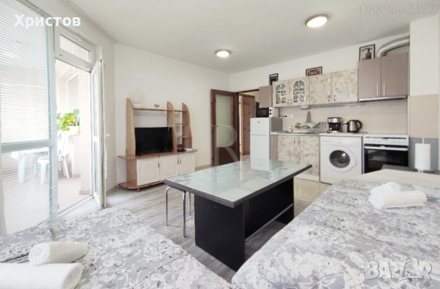 До Морска градина, двустаен апартамент ”Плаж 1” за нощувки, ж.к. Лазур, Бургас, под наем, снимка 3 - Квартири, нощувки - 53914061