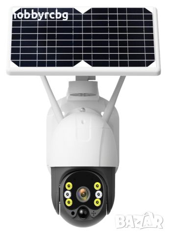 Соларна 4G PTZ камера с FULL HD резолюция, микрофон и слот за SIM и SD карта, снимка 7 - HD камери - 46393750