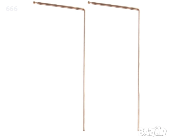  2броя Медни багети за търсене на злато метали и подземна вода високоефективни, снимка 4 - Други - 52941394