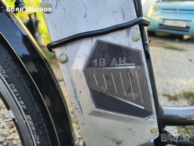 Велосипед немски с батерия 18 ампера, снимка 3 - Велосипеди - 50754625