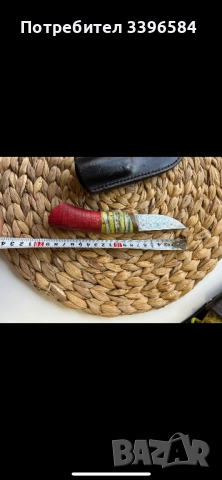 Ловен нож дамаска стомана, снимка 5 - Ножове - 51972121