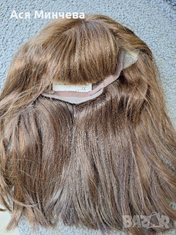 Детцка перука естествен косъм, снимка 3 - Аксесоари за коса - 53189051
