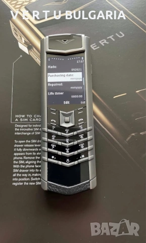 Vertu Signature Zirconium Special Edition, снимка 2 - Vertu - 53438840