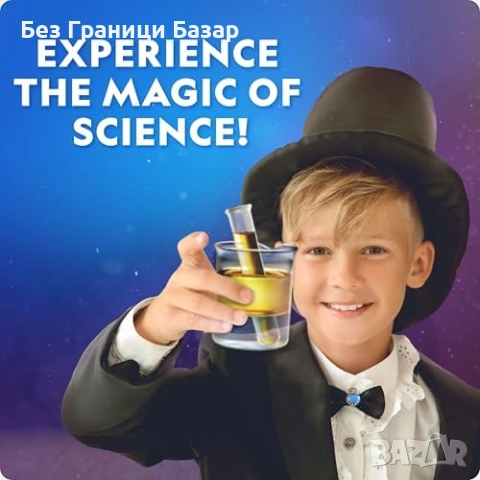 Нов детски NATIONAL GEOGRAPHIC научен STEM комплект с магия и експерименти, снимка 4 - Образователни игри - 52742319