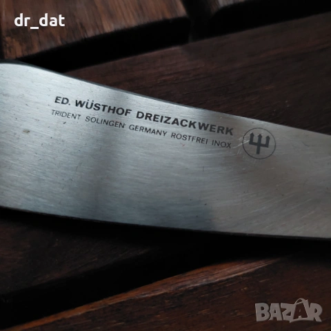 Големи нож и вилица Solingen - транжиращ комплект, снимка 3 - Други ценни предмети - 54006064