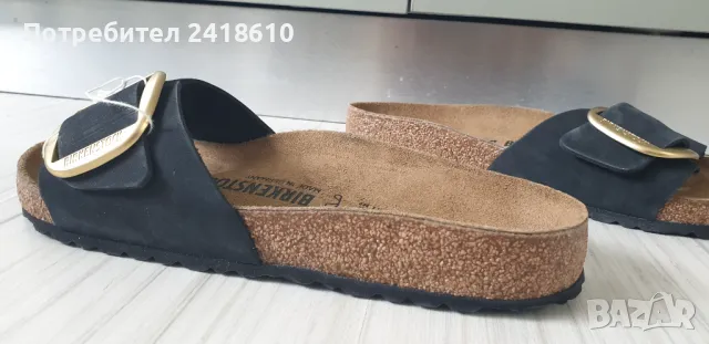 BIRKENSTOCK Leather Womens Germany Size 42/27см. НОВО!ОРИГИНАЛ! Дамски Чехли!, снимка 4 - Чехли - 49796903