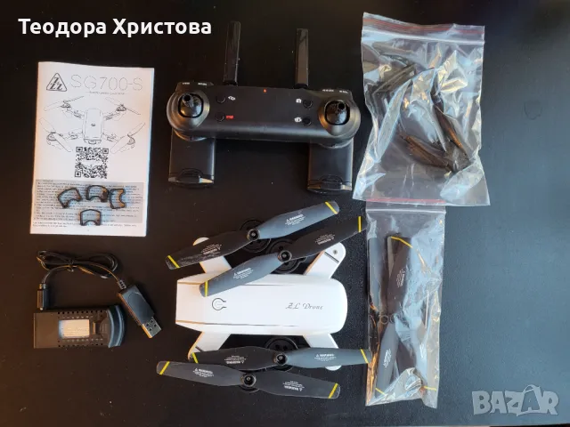 Дрон с Камера SG700 - S 1080P WiFi HD сгъваем, снимка 3 - Дронове и аксесоари - 48377242