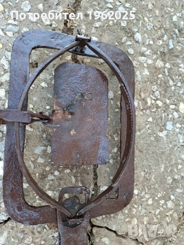 Соц Стар Ръчно Кован Капан Клюса За Животни., снимка 14 - Антикварни и старинни предмети - 51741646