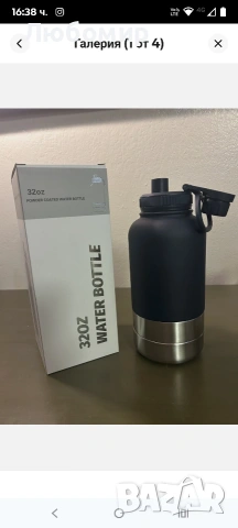 3 в 1 бутилка за вода за домашни любимци с контейнер за храна, неръждаема стомана, без BPA, снимка 4 - Други стоки за животни - 53295006