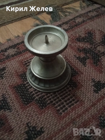 Месингов свештник 54286, снимка 7 - Антикварни и старинни предмети - 53639498