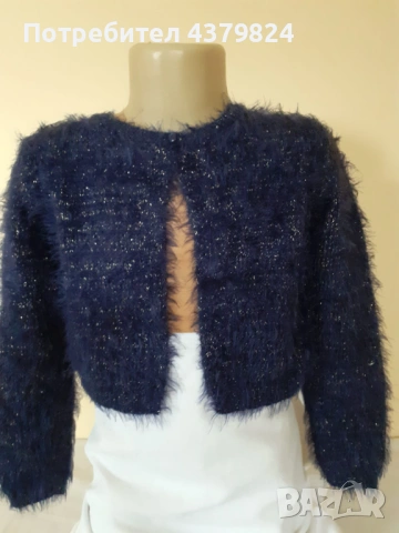 Нова немска плетена жилетка-болеро Ernsting's family Topolino за момиче р.110,  с этикет