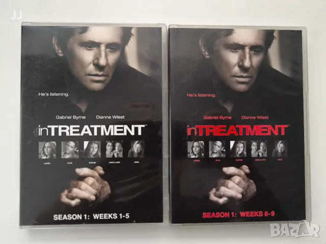 In Treatment Season 1 (2 DVD disc collection) 15лв. DVD Филм Дивиди PAL 2 Без бг субтитри, снимка 1 - DVD филми - 47246853