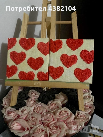 Подарък за Свети Валентин, снимка 3 - Декорация за дома - 53377648