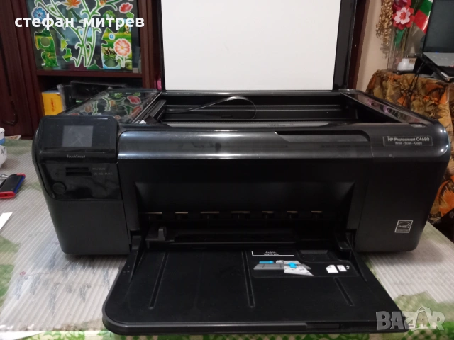 принтер hp photosmart c4680, снимка 2 - Принтери, копири, скенери - 53957589