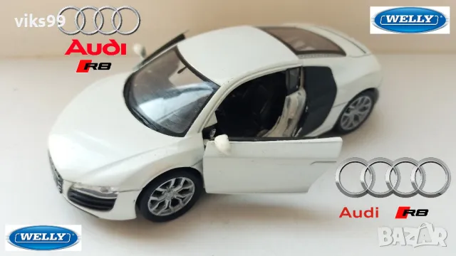 Audi R8 V10 Welly - Мащаб 1:34-39, снимка 1 - Колекции - 49098960