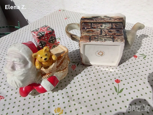 Винтидж чайник Дядо Коледа Paul Cardew, снимка 12 - Декорация за дома - 53808322