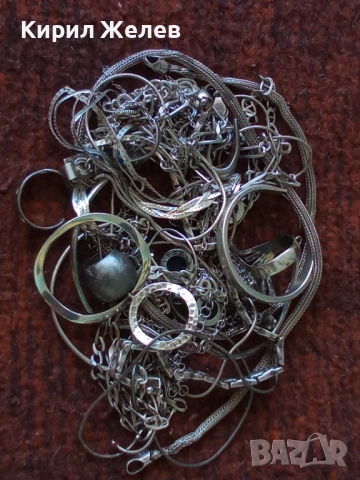 100 грама сребърни накити за поправка за части за реставрация или материал 51425, снимка 5 - Бижутерийни комплекти - 51951978