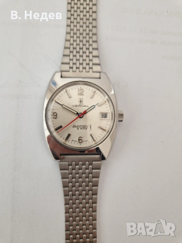 VERDAL Sunfish, cal. FHF-ST 974, ръчно навиване, Swiss! НОВ! Чисто нов!, снимка 2 - Мъжки - 52838798