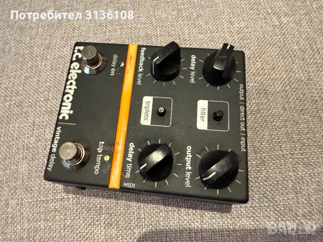 TC Electronic vintage delay , снимка 2 - Китари - 53222323