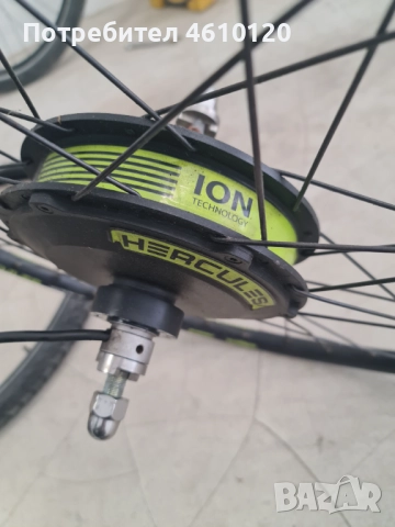 Задна капла 28 цола с електрически двигател Hercules Sport за диск, касета на резба, снимка 2 - Велосипеди - 51953315