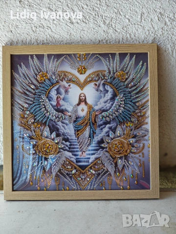 Готов частично облепен диамантен гоблен 