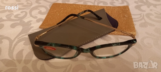 Нови немски очила за четене +1,5 +2,0 и +3,0 диоптъра, шарнир, кожен калъф, снимка 3 - Слънчеви и диоптрични очила - 44535867