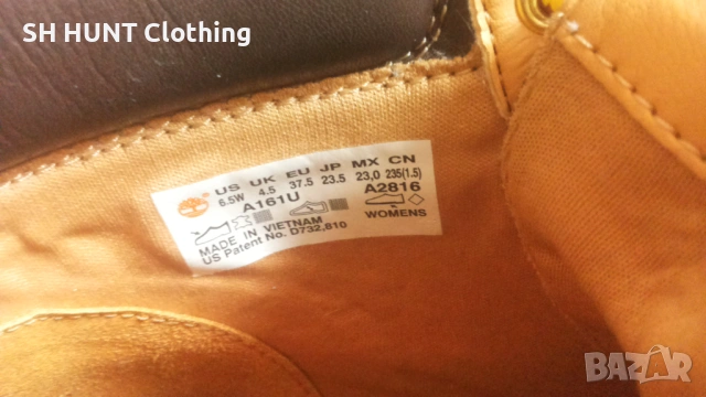 TIMBERLAND Leather Boots размер EUR 37,5 обувки естествена кожа - 2394, снимка 17 - Дамски боти - 53880468
