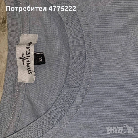 Мъжка тениска Stone Island Състояние: 10/10 (Като нова, без следи от употреба) Размер: XL, снимка 4 - Тениски - 54138982