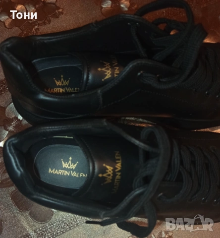 MARTIN VALEN Оригинал Нови Мъжки Обувки Изцяло от Естествена Кожа 44, снимка 12 - Маратонки - 53624940
