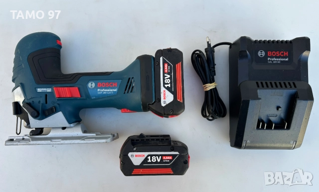 BOSCH GST 18V-125 S - Aкумулаторен безчетков прободен трион 2x18V 4.0Ah