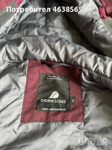 Дамско зимно яке Didriksons 1913, снимка 4 - Якета - 52525546