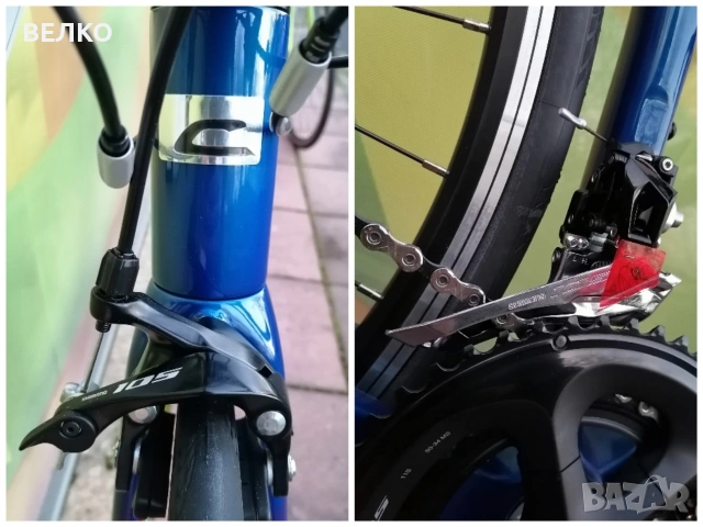 Шосеен велосипед Corratec Team * 2x11 * Shimano 105 * Carbon * 52 см * Ново, снимка 6 - Велосипеди - 53881807