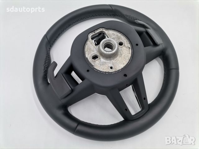 M Sport Черен Кожен Спортен Волан BMW 2 U06 X1 U11 - Отличен, снимка 11 - Части - 45926575