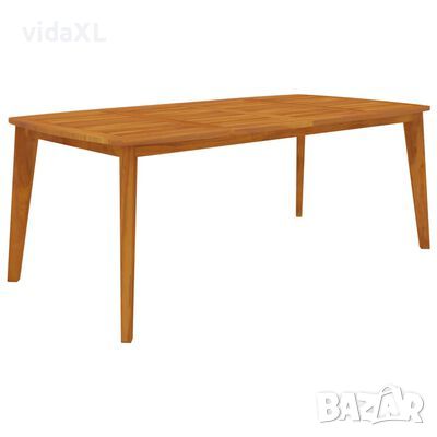 vidaXL Градинска маса, 200x100x75 см, акация масив（SKU:41818, снимка 1 - Градински мебели, декорация  - 45302224