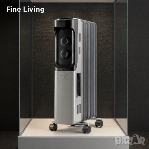 Маслен радиатор с термостат, TAURUS - 1500W -35% отстъпка, снимка 5 - Радиатори - 52088827