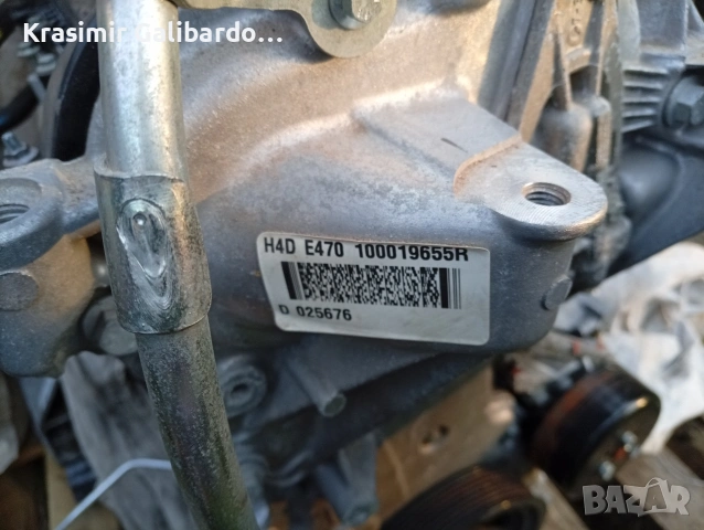 Двигател за Дачия Рено 1.0tce 91к.с.2022г.H4D470 H4DE4700 HR10DET , снимка 3 - Части - 53137735