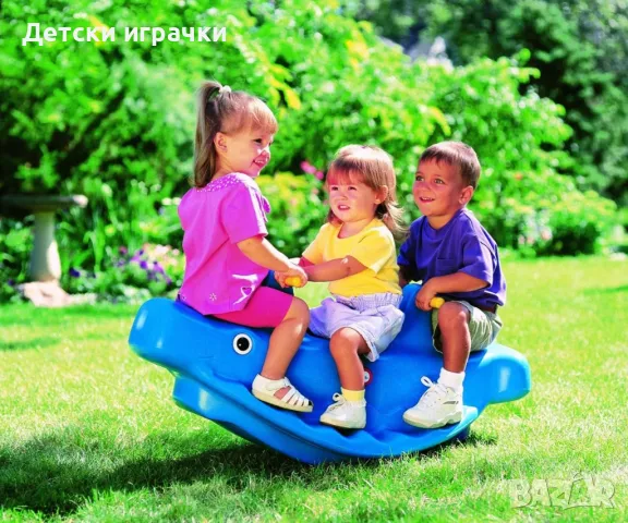 Детска Люлка за 2 деца Little Tikes, синя, снимка 4 - Други - 50114694