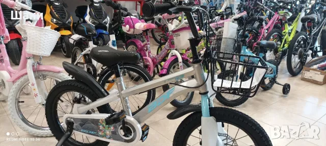 Детски велосипед 16цолаДискови спирачки. номер 666.