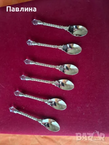 Лъжички за кафе, снимка 3 - Прибори за хранене, готвене и сервиране - 50150756