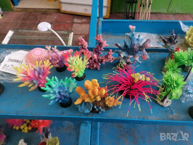 Продавам силиконови риби, корали. , снимка 17 - Оборудване за аквариуми - 47767680