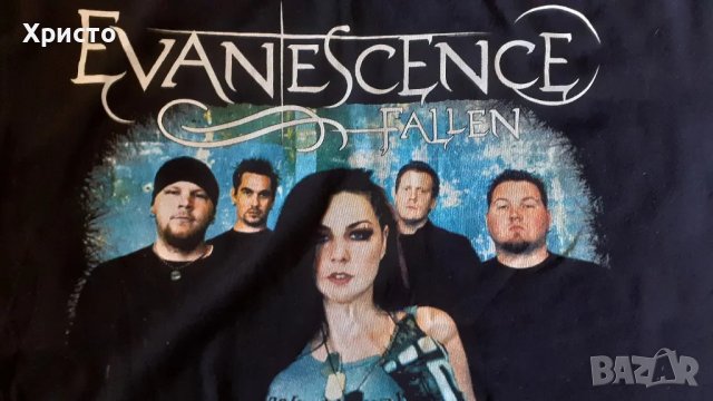 тениска Евънесънс Evanescence , уникална, снимка 4 - Тениски - 47684886