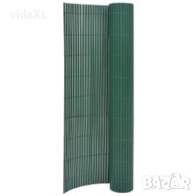 vidaXL Двустранна градинска ограда, 110x300 см, зелена(SKU:317152
