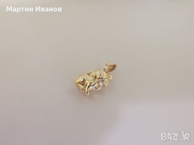 Златна висулка коте , снимка 4 - Колиета, медальони, синджири - 45450215