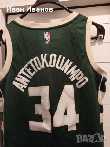 Чисто нов оригинален потник на Milwaukee Bucks - Giannis Antetokounmpo, снимка 4 - Баскетбол - 51651699