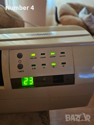 Вентилаторна печка DIPLOMAT, снимка 2 - Отоплителни печки - 54134756