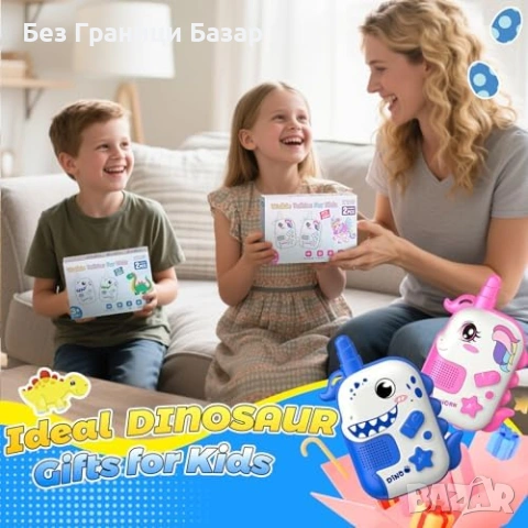 Нови Презареждаеми детски уоки-токита Еднорог 3-8г Ясен звук до 300м, снимка 8 - Образователни игри - 53682159