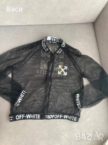 Off White лятно яке, снимка 2 - Якета - 50475034